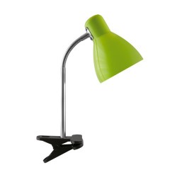Lampka biurkowa na klips KATI E27 GREEN CLIP