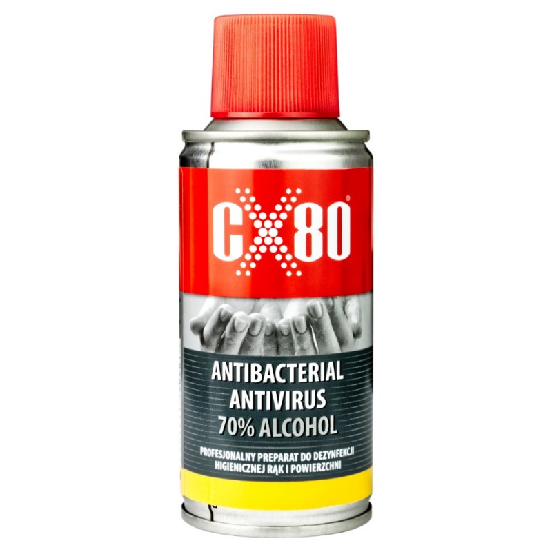 Preparat Antywirusowy Antybakteryjny 70% Alkoholu Do rąk i powierzchni CX80 0901