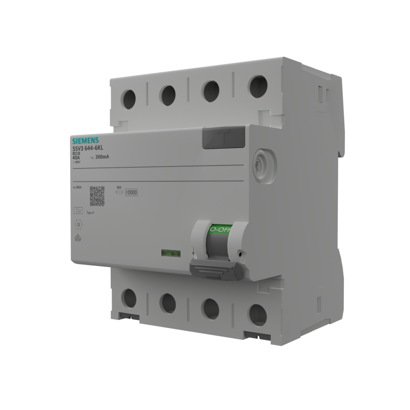 Wyłącznik różnicowoprądowy 40A 300mA 4p RCCB VDE Siemens 