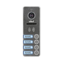 Wideo kaseta 4-rodzinna z kamerą szerokokątną. kolor. wandaloodporna. diody LED. do zastosowania w systemach VIBELL