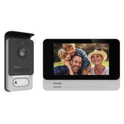 Philips WelcomeEye Connect 2  Zestaw wideodomofonowy  bezsłuchawkowy  kolor  LCD 7"  dotykowy  menu OSD  WI-FI + APP na...