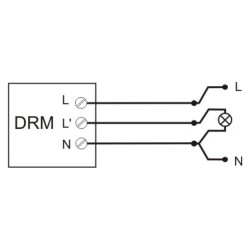 Mikrofalowy czujnik ruchu DRM-01