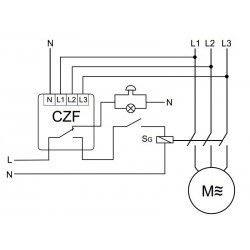 Przekaźnik kontroli faz CZF-310 
