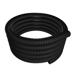 Rura spiralna GUS 28 mm czarna 30 m peszel 4157