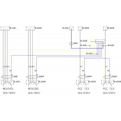 TD 32A 16A 2x230V CHF Typ 23 