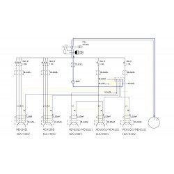 TD-S/FI 32A 16A 3x230V 0-1