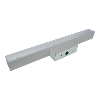 Kinkiet LED 565mm 15W 4000K 230V IP20 lampa natynkowa aluminiowa QUALIS srebrny Bemko 0000003122