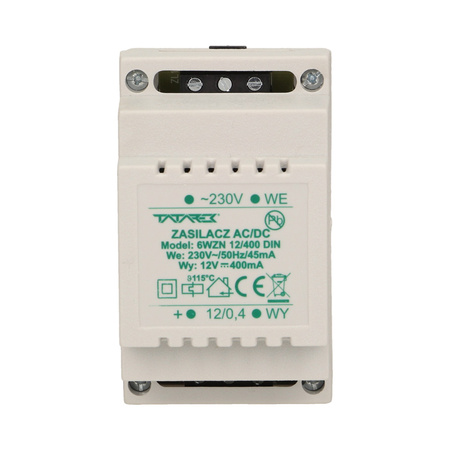 Zasilacz na szynę 12V DC T90