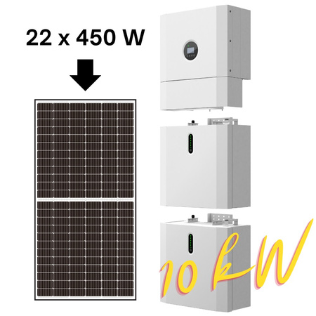 ZESTAW 10kW System magazynowania energii słonecznej Kstar BluE z panelami ZNShine 450Wp DV-1468-PV-SET