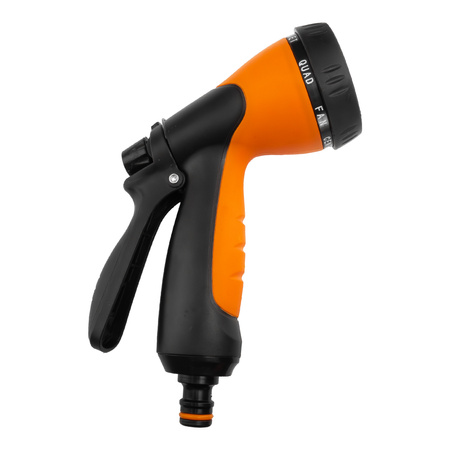 Bęben automatyczny 20m 1/2'' z pistoletem zwijak ścienny na wąż ogrodowy zwijacz przenośny regulowany czarny Bradas ECO-W1B20