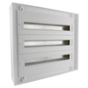 Rozdzielnica podtynkowa DARP-72 72 modułowa 3x24 IP54 z aluminiowymi drzwiami E-P 9.324