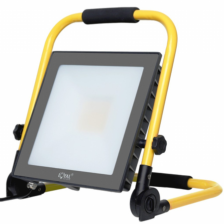 Lampa naświetlacz przenośny LED na stojaku z wtyczką 50W LY-LWL-C50