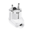 Wtyczka kątowa rozbieralna Uni-Schuko 230V 16A biała W-10105