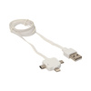 Ładowarka Power USB Cabel 3w1