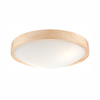Lampa sufitowa plafon drewniany sosnowy LED 2-punktowy wypukły 37 cm LD-PD-8.2 SOSNA