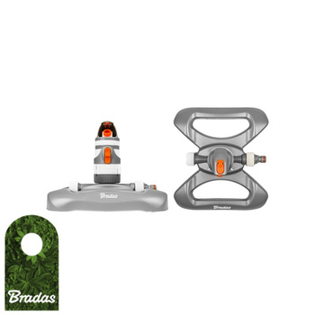 Zraszacz obrotowy 2-funkcyjny na podstawie WHITE LINE BRADAS 5480