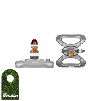 Zraszacz obrotowy 2-funkcyjny na podstawie WHITE LINE BRADAS WL-Z12