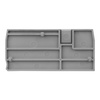 Płytka końcowa do złączki szynowej 2.5mm2 DS2.5-TW DGN D-DS2.5-TW-01P-11