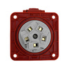 Gniazdo tablicowe proste CEE 400V 16A/5P 75x75 mm TP Electric 3105-322-1675