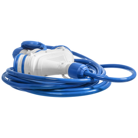 Przedłużacz trójdrożny 5m 250V 16A Schuko 3×2P+Z H07BQ-F 3×2,5 mm² IP44 W-01198