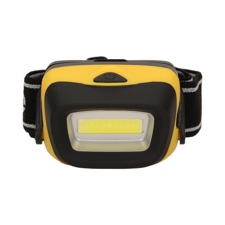 Latarka czołowa LED COB 3W. 170lm. 3 x AAA. ruchoma głowica OR-LT-1515