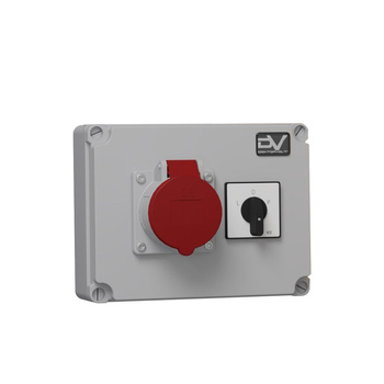 Rozdzielnica budowlana łącznik krzywkowy 16A WDD 1x16A Mennekes Doktorvolt DV-6091-D