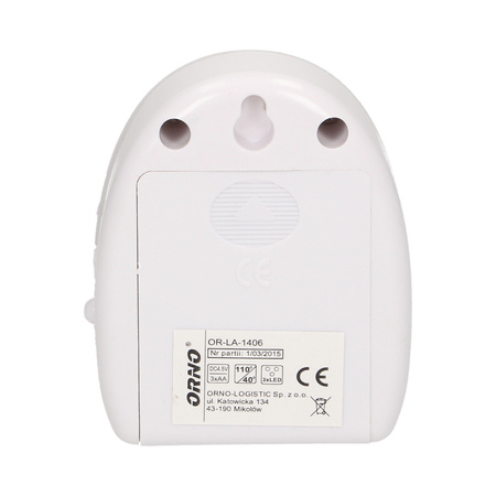 Bateryjna lampka nocna 3xLED z czujnikiem ruchu. 3xAA OR-LA-1406