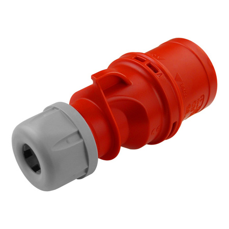 Wtyczka przenośna CEE 32A/5P IP44 PCE Typ SHARK 025-6