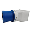 Marlanvil Adapter kempingowy wtyczka CEE 16A na 15A 250V gniazdo brytyjski standard przejściówka IP20 6.8216.UK16