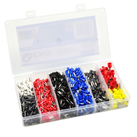 Zestaw tulejek - zakończenia kabli 1200 sztuk G03603