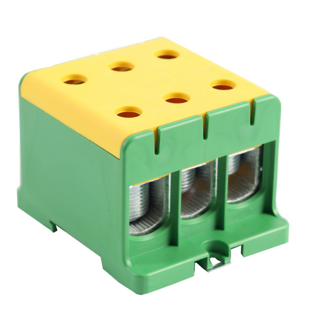 Złączka szynowa uniwersalna ETB 150/1x3 Al/Cu elektryczna śrubowa 6 otwory do kabli Elektro Becov UK3150.24