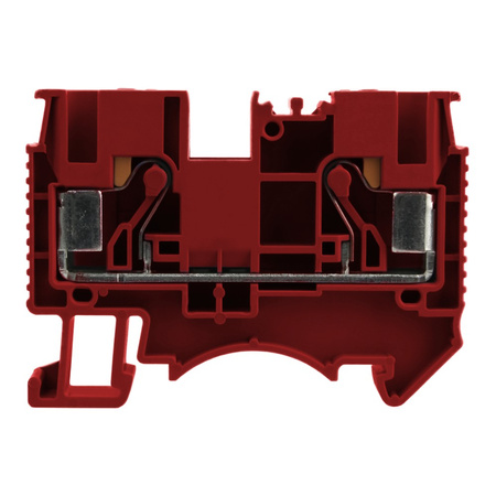 Złączka szynowa przelotowa zaciskowa czerwona 6mm2 1P UL DS6-01P-16-00A(H)