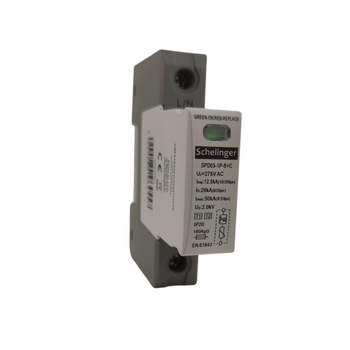 Ogranicznik przepięć 1P 12,5kA(10/350) klasa T1 T2 (B C) Schelinger A51-SPD03-1P-B+C