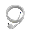 Przewód przyłączeniowy 10m z wtyczką kątową Uni-Schuko 250V 16A 3x1,5 mm² OMY PP-50 biały W-98426