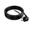 Przewód przyłączeniowy 5m z wtyczką kątową Uni-Schuko 250V 16A 3x1,5 mm² OMY PP-50 czarny W-97186