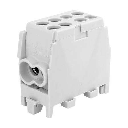 Blok rozdzielczy zacisk odgałęźny HLAK 25-1/2 M2 szary mostek 1P 1,5-25mm2 1,5-16mm2 Pollmann 208 2080136