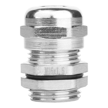 M16 Dławnica dławik metryczny 4-8mm IP68 mosiądz niklowany DGN DDL-M16M-10AH