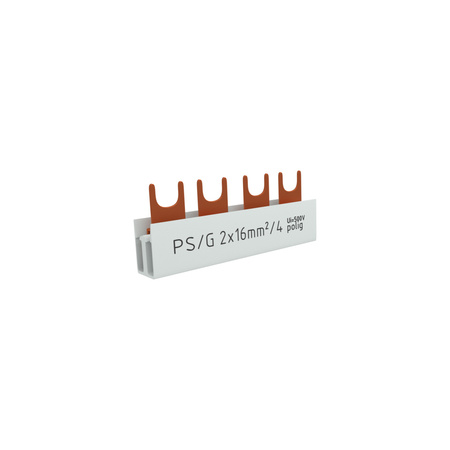 Szyna łączeniowa grzebieniowa PS/G 2-fazowa 4-modułowa 16mm2 100A DV-6749-PSG