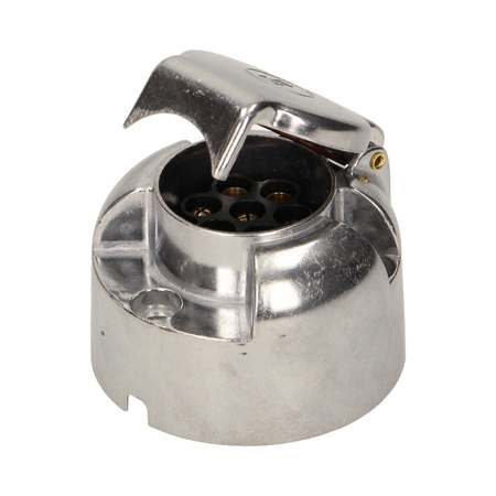 Gniazdo przyczepy. aluminiowe 7 pinów. 12/24V OR-AE-1387