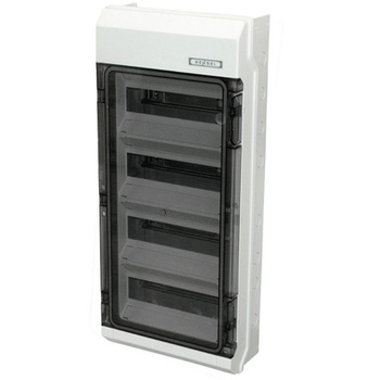 Rozdzielnica modułowa hermetyczna 4x12 natynkowa IP54 Hensel KV4548 Zacisk Pe/N KV 4548
