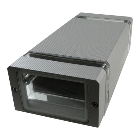 Oprawa elewacyjna 2xGU10 2x50W IP54 szara kinkiet lampa ścienna Nessa GTV LD-NESSAGU10D-80