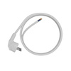 Przewód przyłączeniowy 3m z wtyczką kątową Uni-Schuko 250V 16A 3x1,5 mm² OMY PP-50 biały W-97181