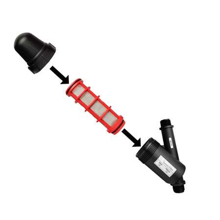 Filtr siatkowy 2x GZ 3/4 filtracja mesh 120 5m3/h BRADAS DSF-034SML