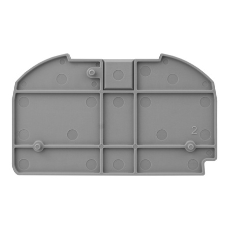 Płytka końcowa do złączki szynowej 16mm2 DS16 DGN D-DS16-01P-11-00A(H)