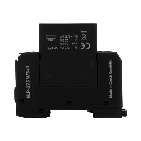 Ogranicznik przepięć typ 2 40kA SLP-275 V/3+1 do 255V DC szyna DIN warystorowy ochronnik przepięciowy dla niskiego napięcia VDE A01946