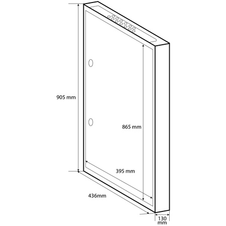 Doktorvolt Rozdzielnica natynkowa 5x18 modułowa metalowa IP30 MN90/5/18