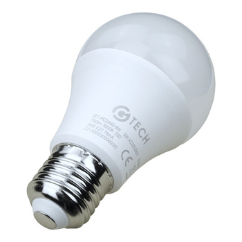 Żarówka LED G-Tech E27 9W 3000K brawa ciepła biała GTV GT-PC2A60-9W