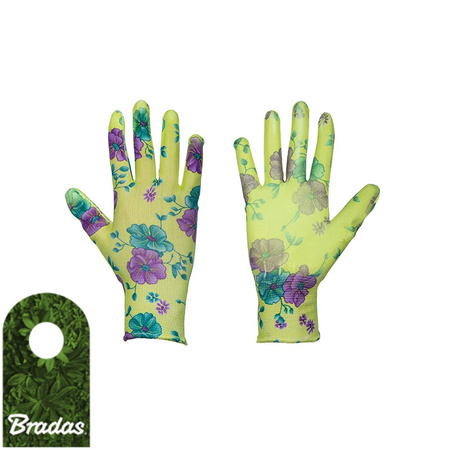 Rękawice ochronne PURE FLOXY poliuretan rozmiar 6 BRADAS RWPFL6