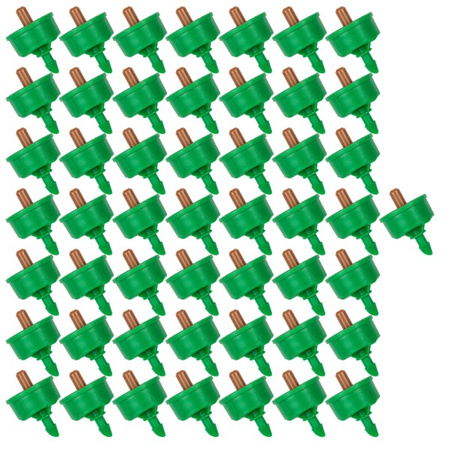 50x Kroplownik z kompensacją ciśnienia 8l/h wyjście 5mm NO-DRAIN Bradas DSE-PCND08-50