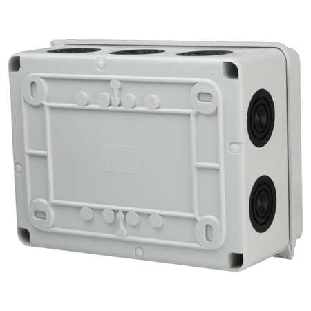 Puszka natynkowa z dławikami wym/wew 150x110x70 mm 10membran IP66 M-L 008.PG